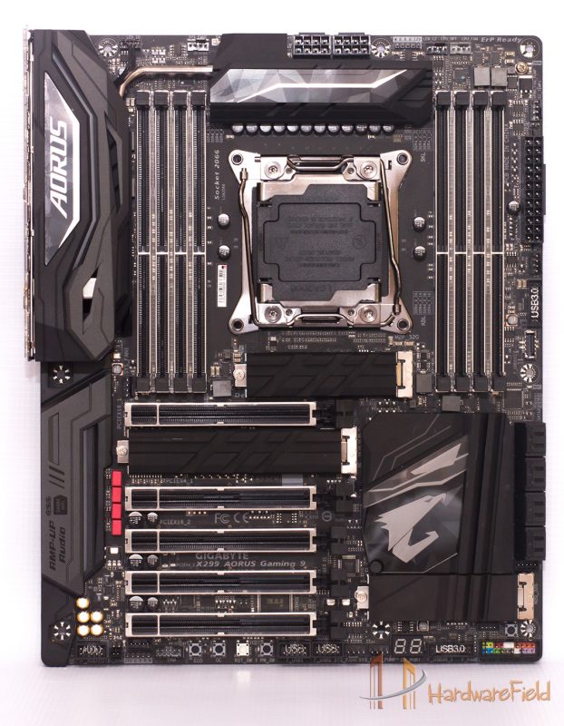 Aorus X299 Gaming 9 Layout