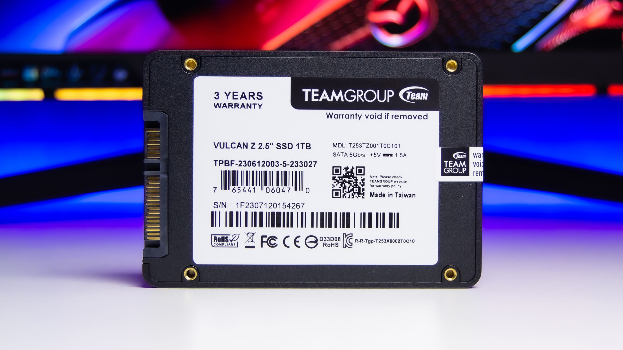 1tb Nvme Jual T-Force Vulcan Z Gaming SSD TEAMGROUP SLC Cache TLC